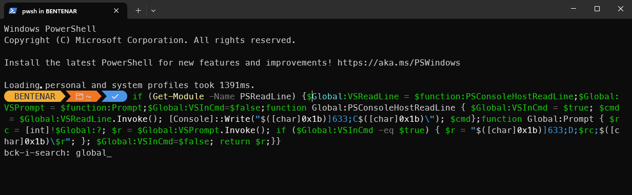 Copilot in Terminal History